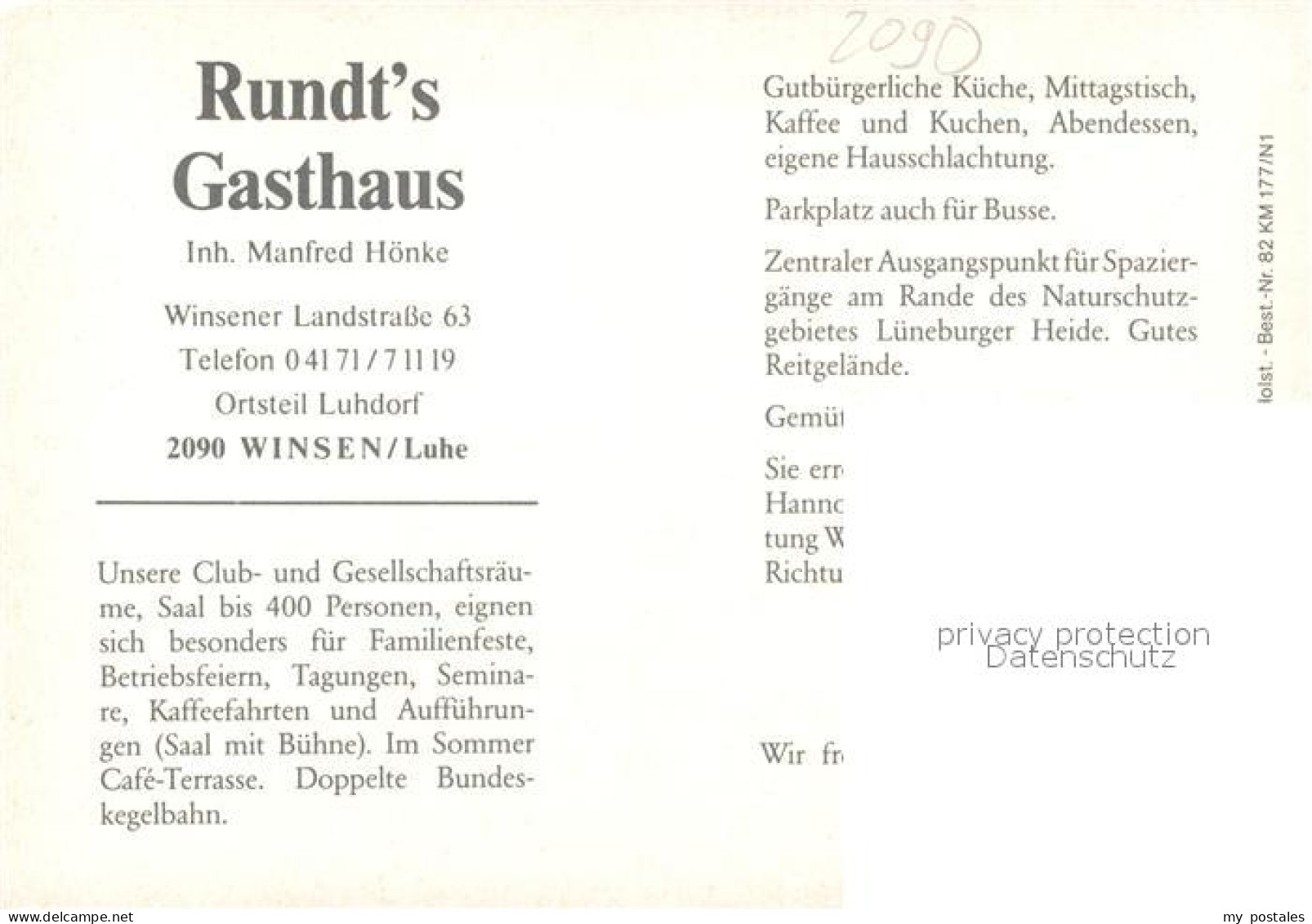 73333482 Winsen Luhe Rundts Gasthaus Winsen Luhe - Winsen