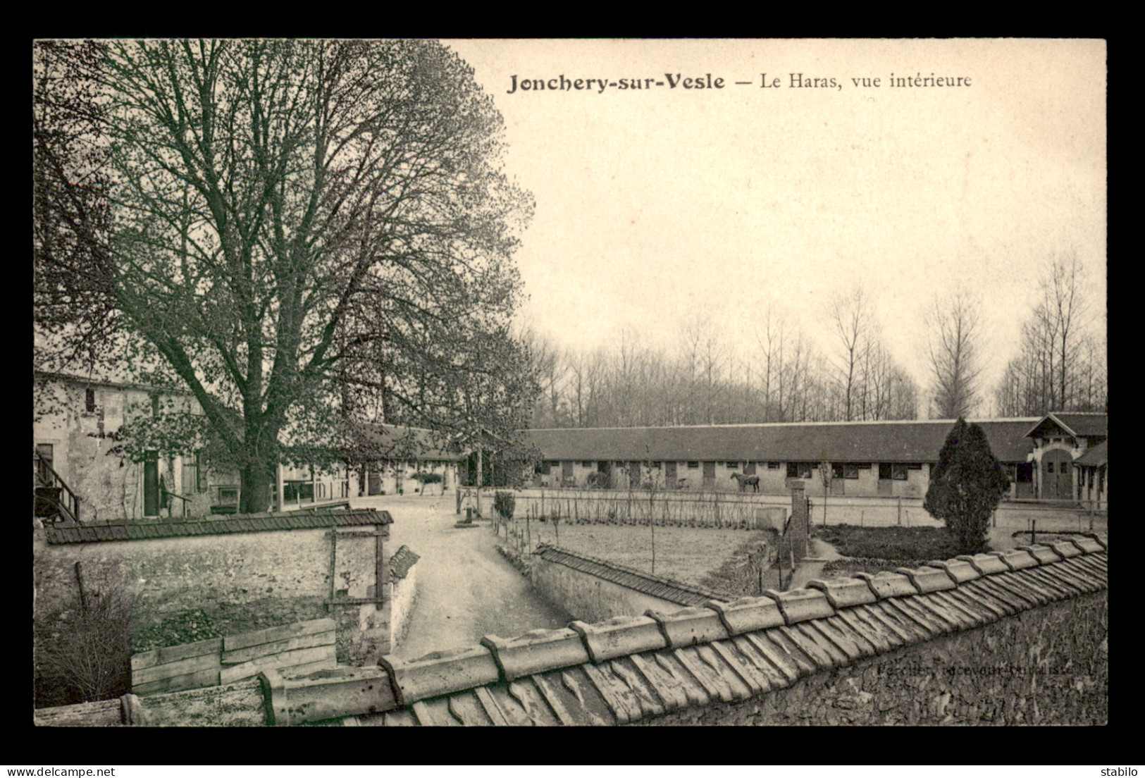 51 - JONCHERY-SUR-VESLE - LE HARAS - VUE INTERIEURE - Jonchery-sur-Vesle