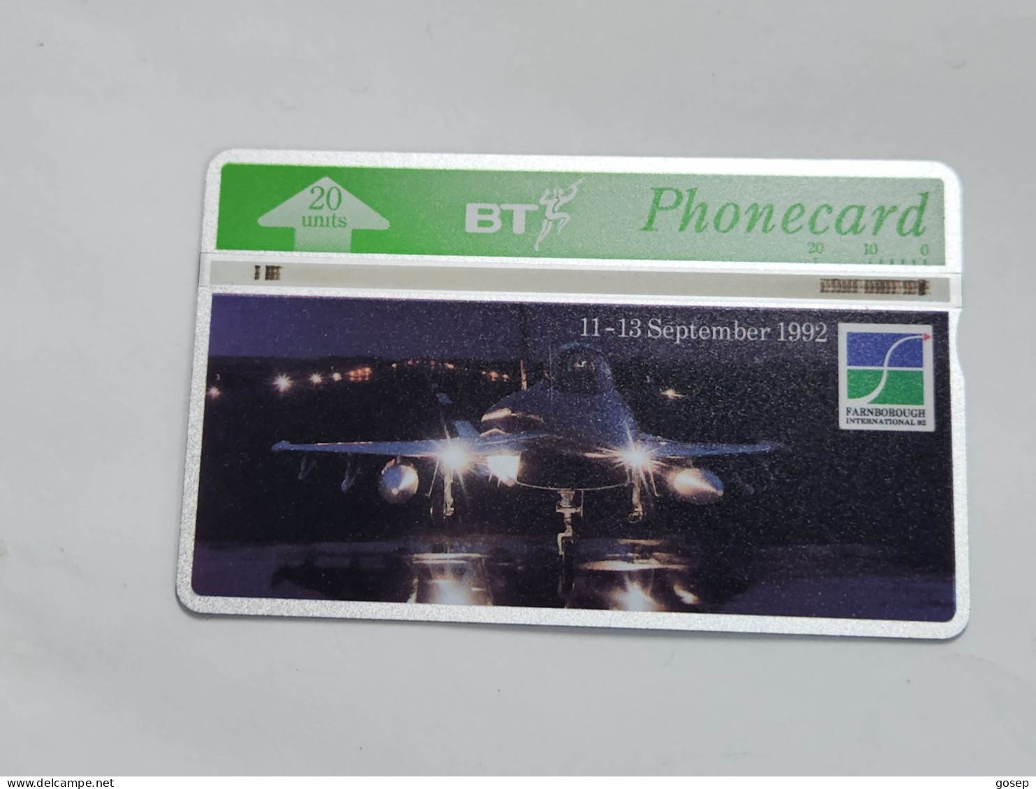 United Kingdom-(BTC063)-farnborough-air Show 1-(659)(20units)(228B73818)price Catalogmi5.00£ Used+1card Prepiad Free - BT Souvenir