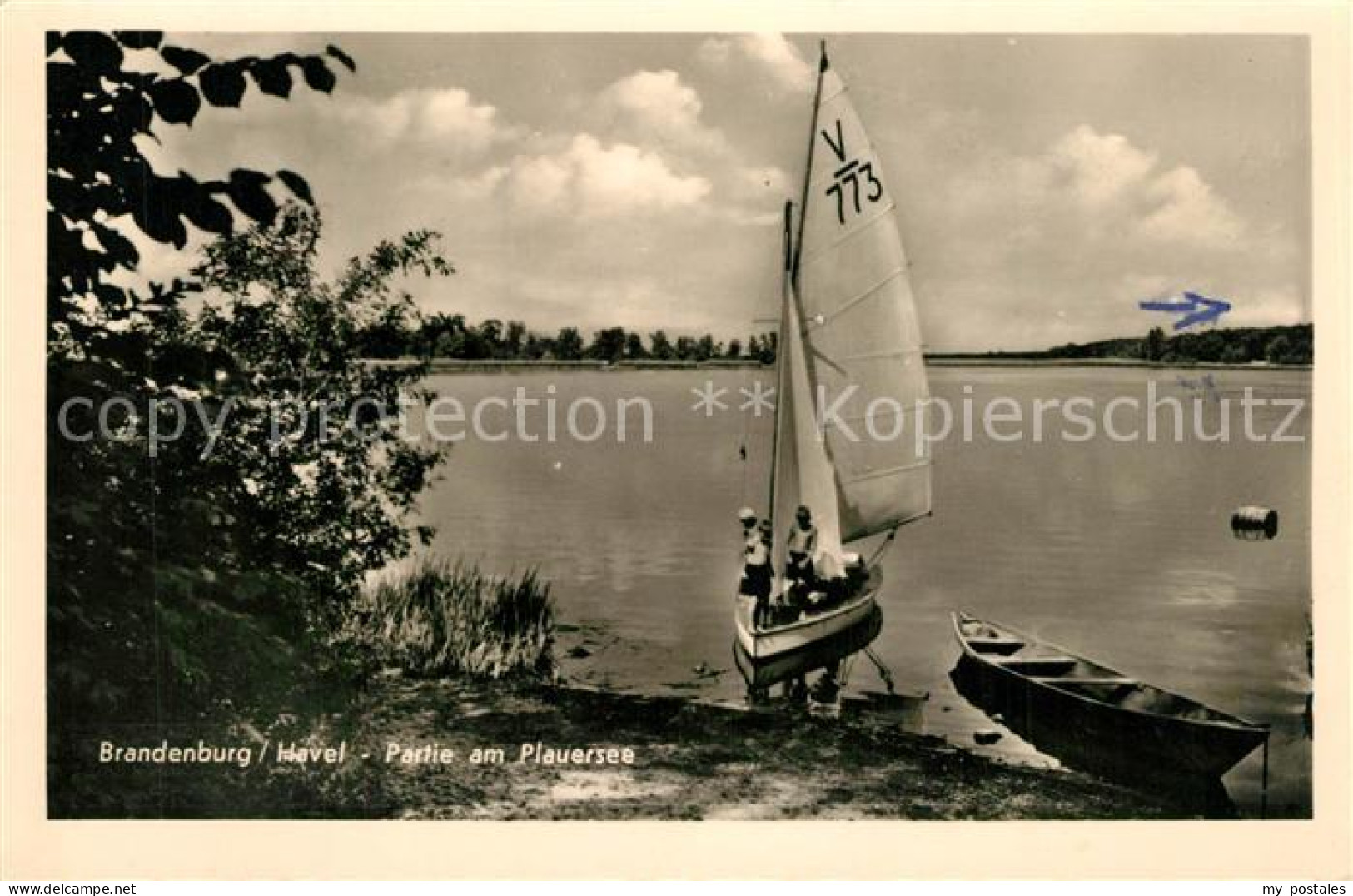 73332527 Brandenburg Havel Partie Am Plauersee Segelboot Brandenburg Havel - Brandenburg