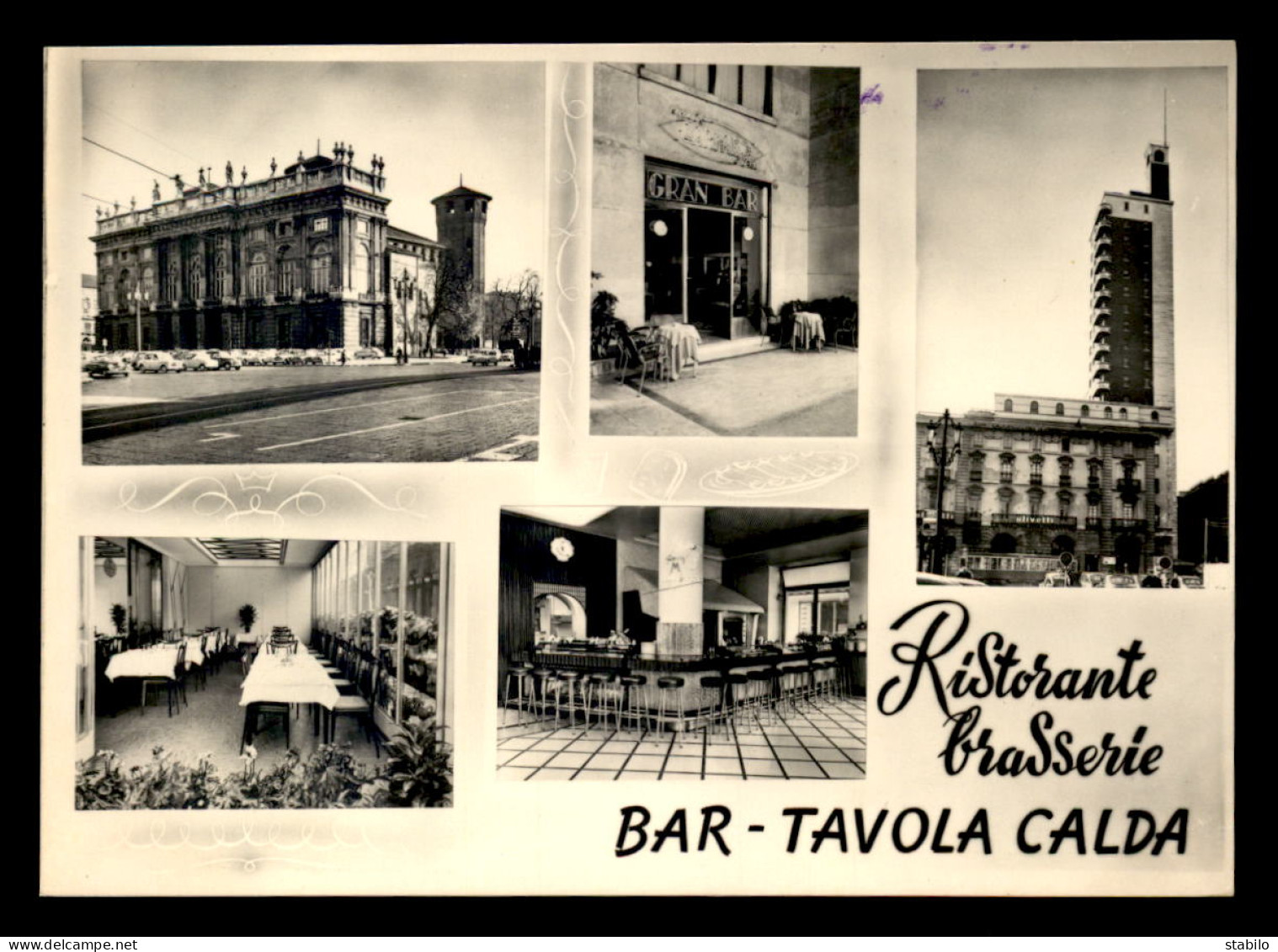 ITALIE - TORINO - RISTORANTE BRASSERIE BAR TAVOLA CALDA, PIAZZA CASTELLO - Cafés, Hôtels & Restaurants