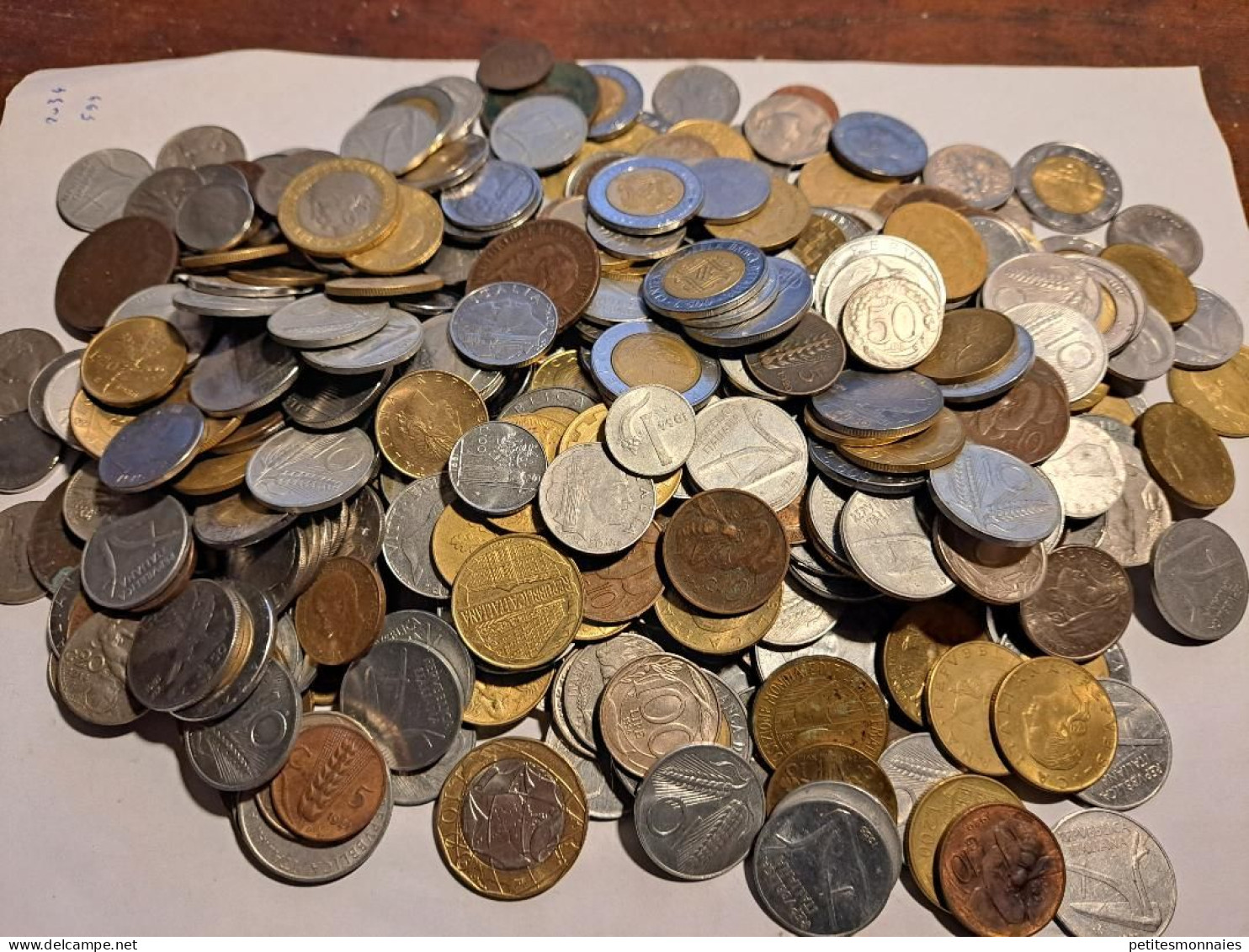 ITALIE     Lot De 1,710 KG De   Monnaies   E - Mezclas - Monedas