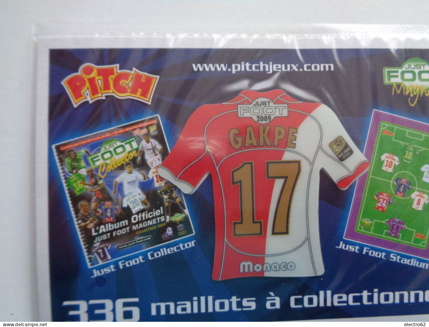 Magnet Football Pasquier Pitch Monaco Gakpe Foot Fotball Voetbal Fußball Fútbol Calcio Soccer Futebol - Sport