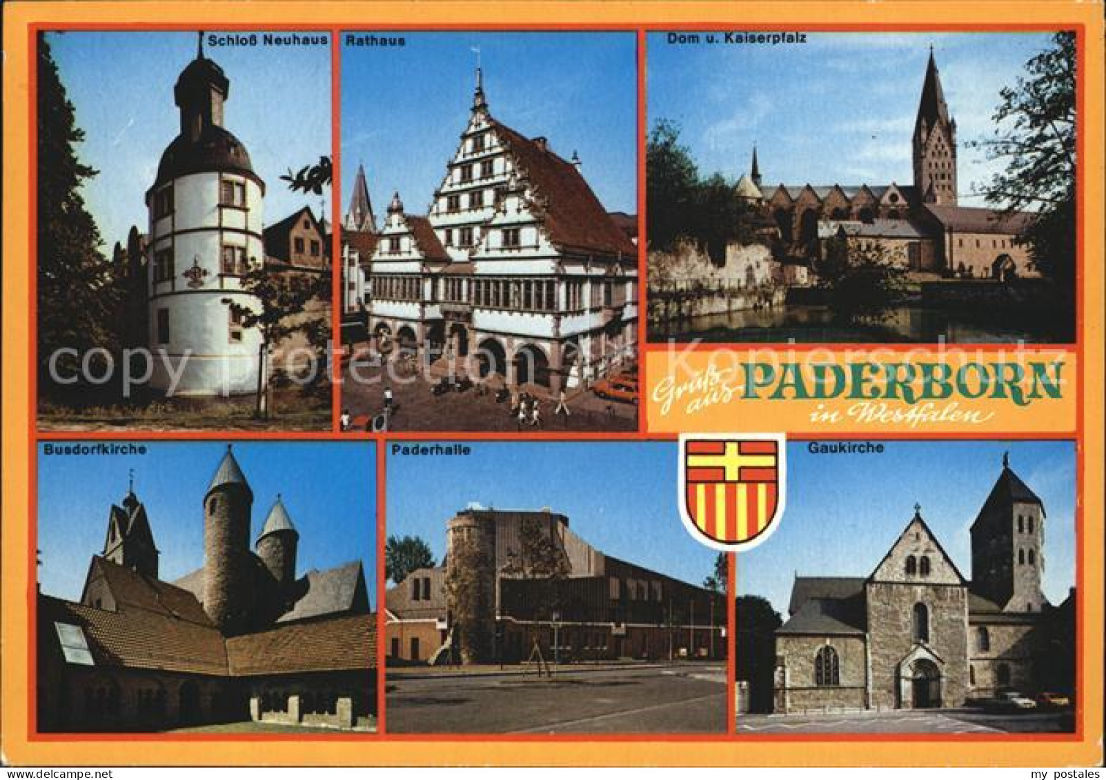 72469433 Paderborn Schloss Neuhaus Dom Und Kaiserpfalz Paderhalle Gaukirche Pade - Paderborn