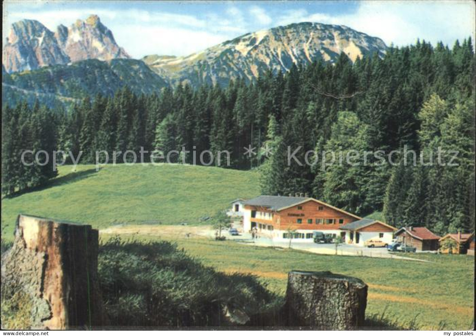 72468876 Pfronten Blick Von Der Schlossanger Alpe Zum Aggenstein Und Zum Breiten - Pfronten