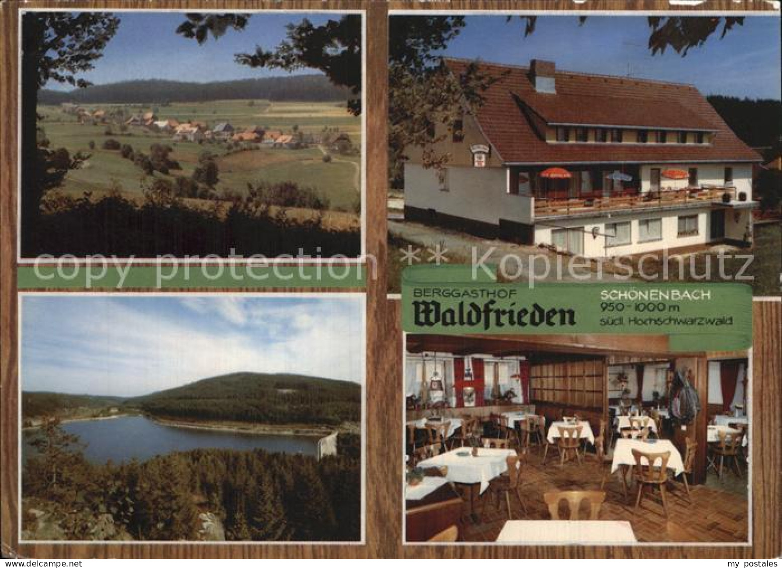 72468078 Schoenenbach Schluchsee Berggasthof Waldfrieden Gastraum Panorama Schlu - Schluchsee