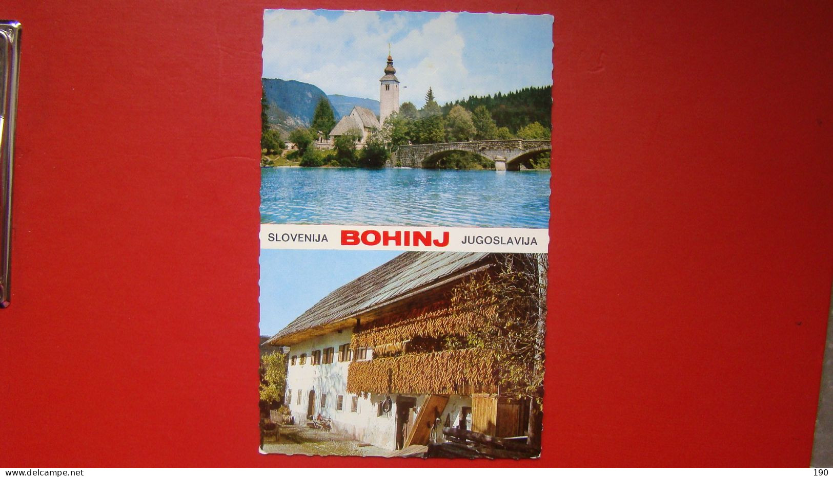 Bohinj.Cerkev Sv.Janeza.Kmecka Hisa V Bohinju.Priloznostni Zig - Slovénie