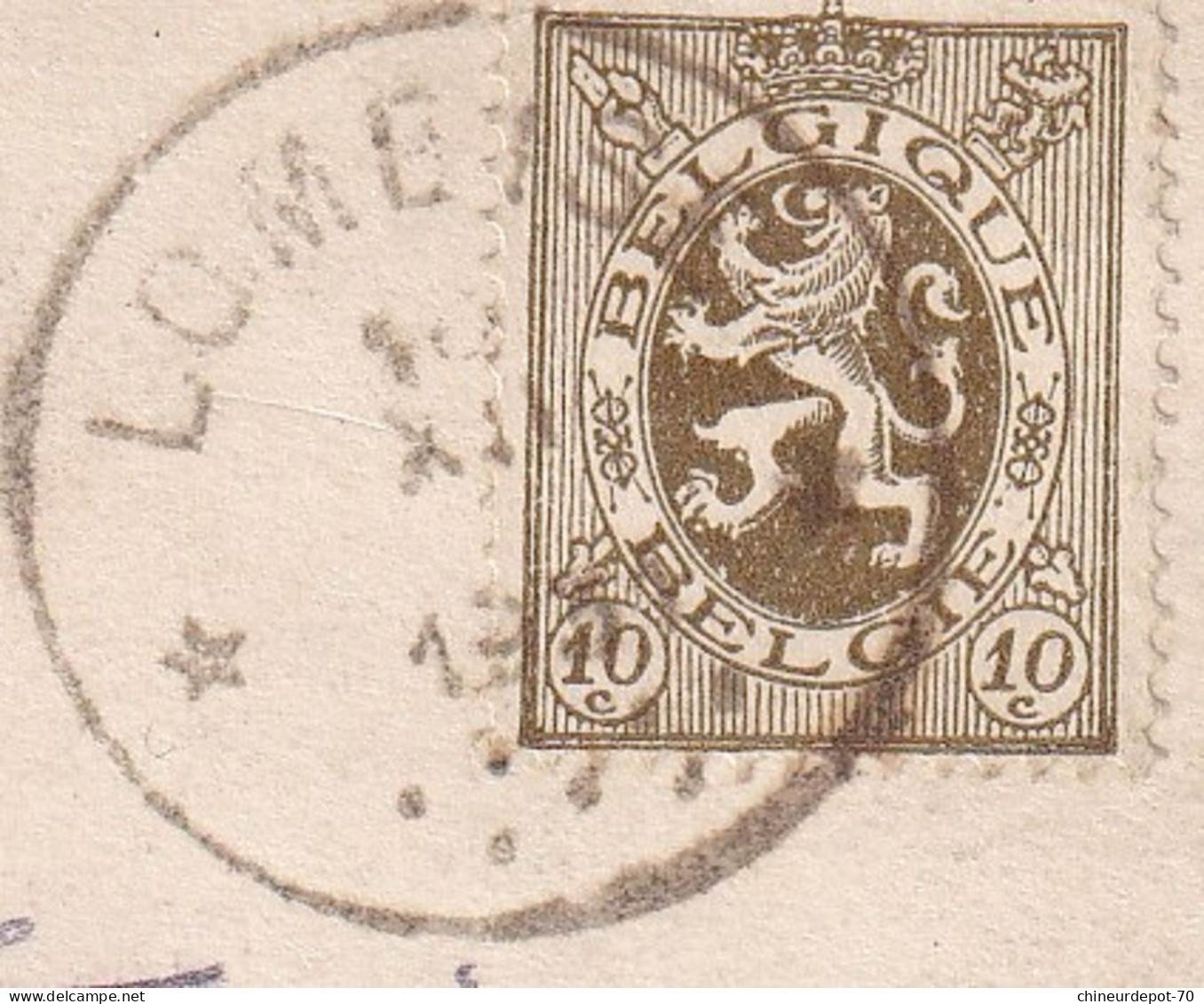 Marcophilie Cachets à étoiles LION HERALDIQUE THORICOURT - Postmarks With Stars