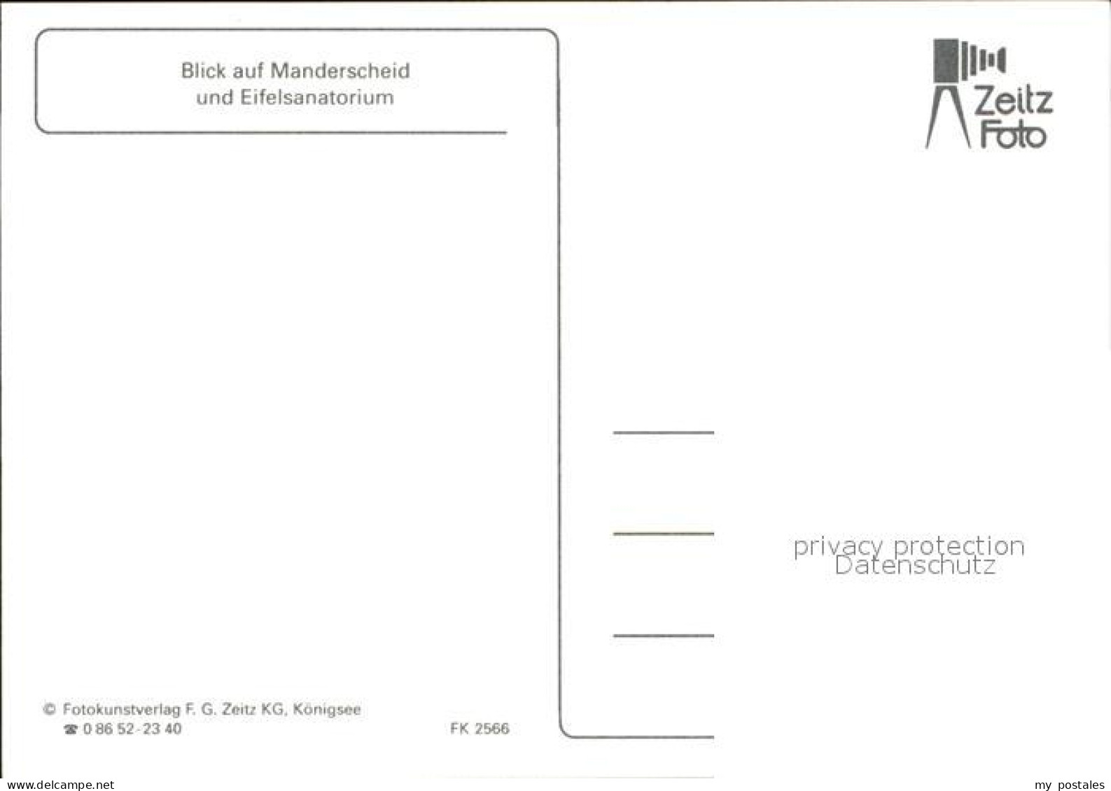 72465789 Manderscheid Eifel Fliegeraufnahme Eifelsanatorium Manderscheid - Manderscheid