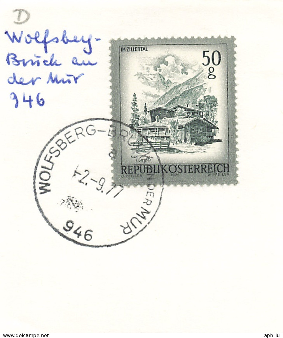 Bahnpost (R.P.O./T.P.O) Wolfsberg-Bruck An Der Mur [Ausschnitt] (BP4165) - Storia Postale