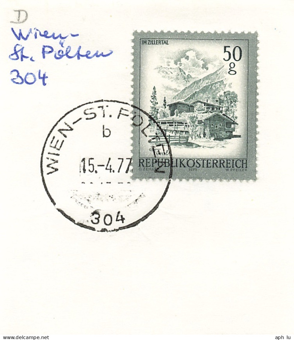 Bahnpost (R.P.O./T.P.O) Wien-St. Pölten [Ausschnitt] (BP4167) - Storia Postale