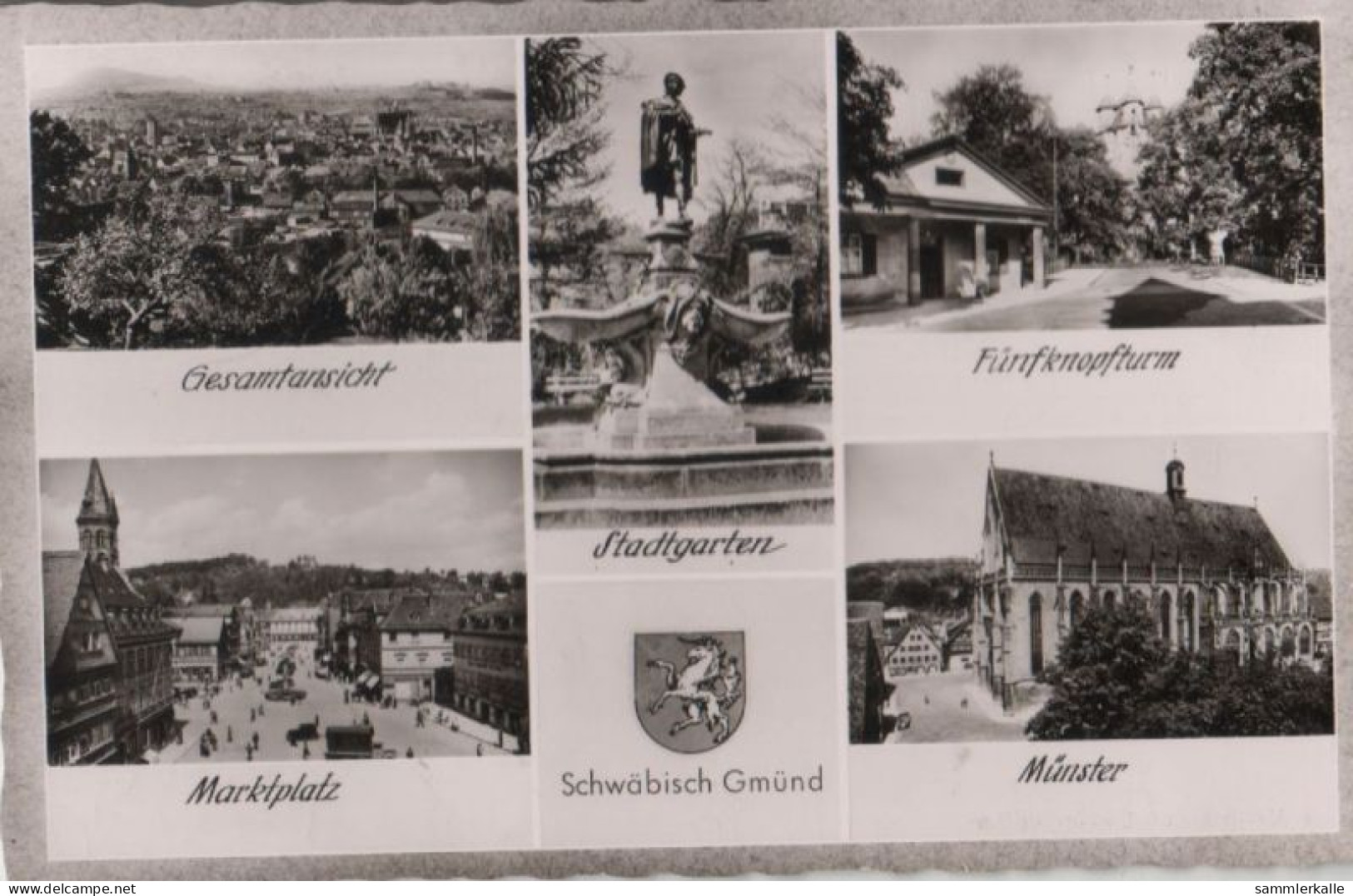 57318 - Schwäbisch Gmünd - U.a. Marktplatz - 1957 - Schwäbisch Gmünd