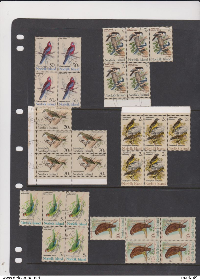 Norfolk Island 1970-71 Birds, Lot 56  Used Stamps (30) - Mezclas (max 999 Sellos)