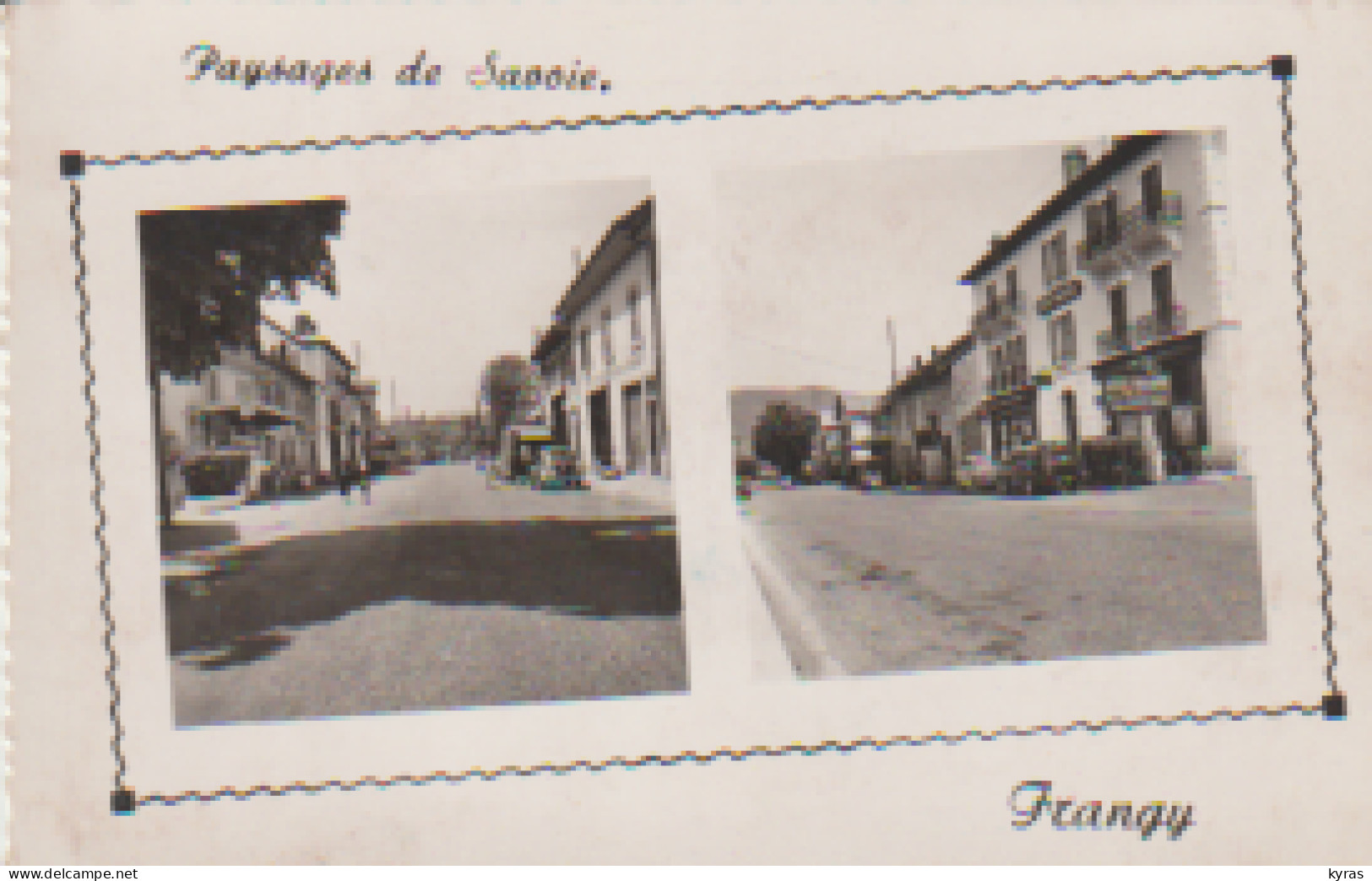 Cpsm 9x14. Paysages De Savoie . FRANGY (74) Double Vue - Frangy