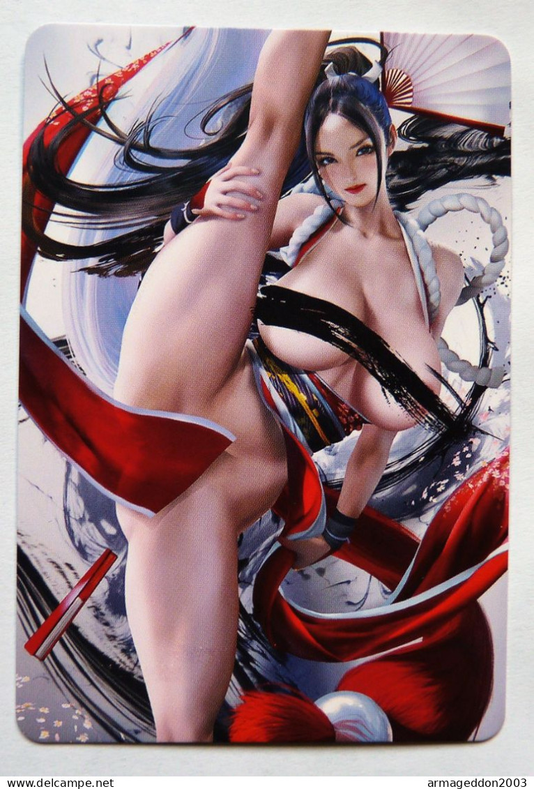 CARTE SEXY GIRL WAIFU BEAUTY MANGA ANIME HOLO The King Of Fighters Mai Shiranui - Andere & Zonder Classificatie