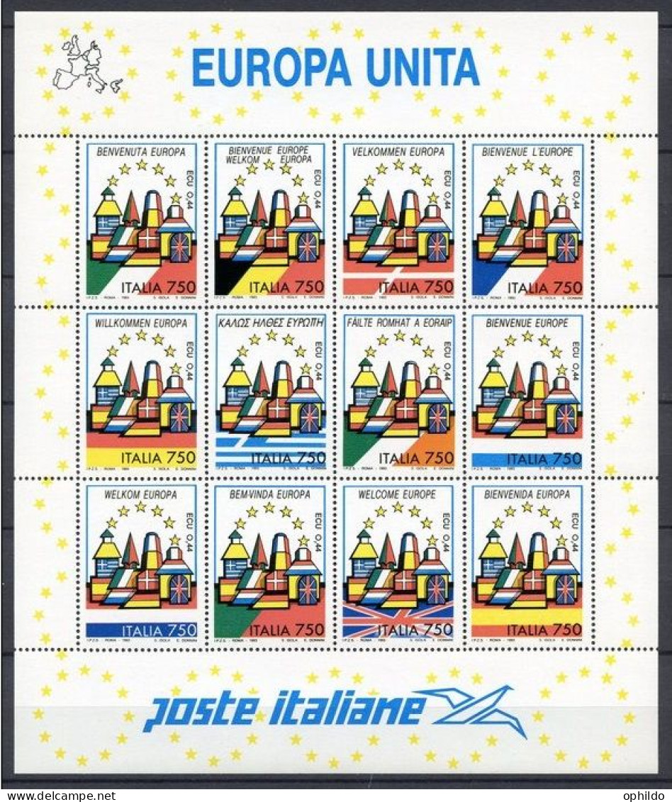 Italie Année Complète 1993 * * TB Selon Michel  - Annate Complete