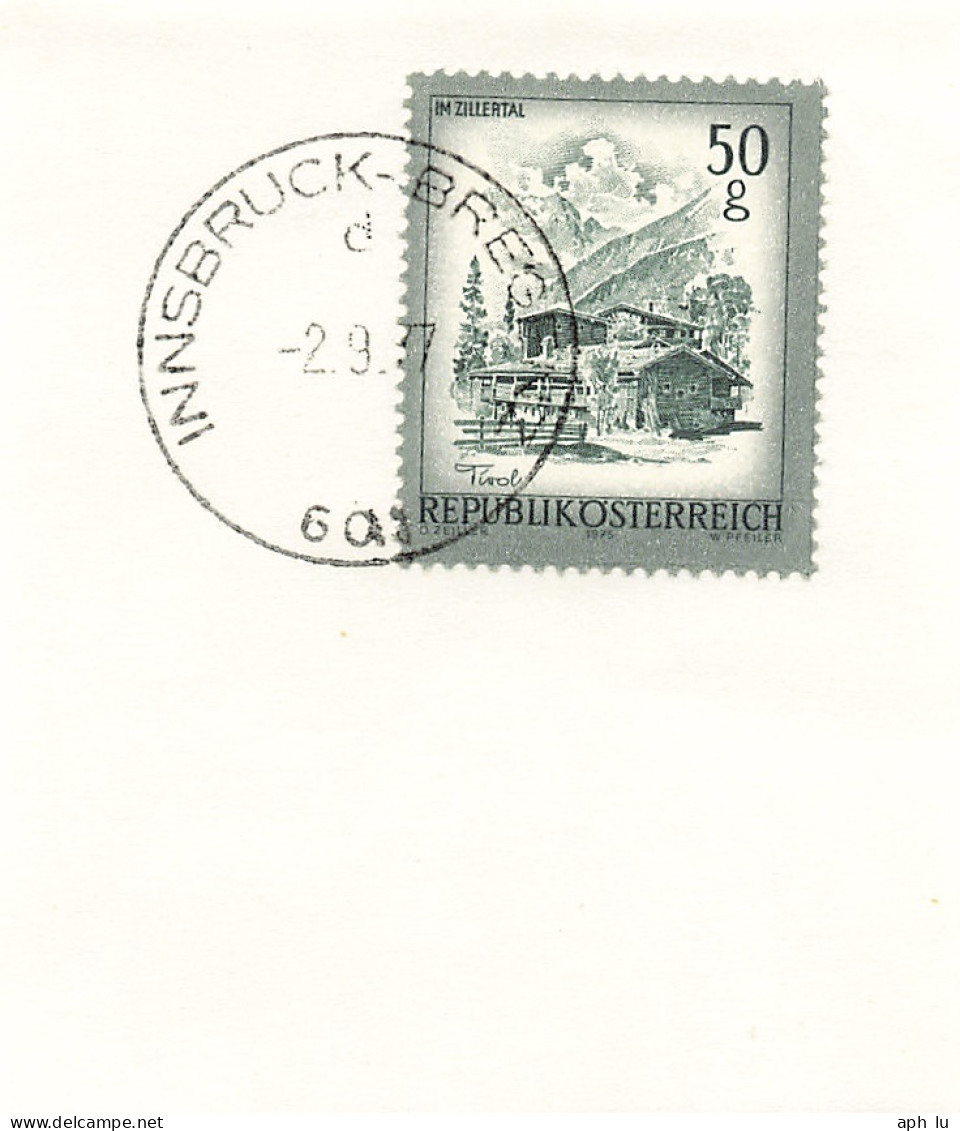 Bahnpost (R.P.O./T.P.O) Innsbruck-Bregenz [Ausschnitt] (BP4178) - Storia Postale