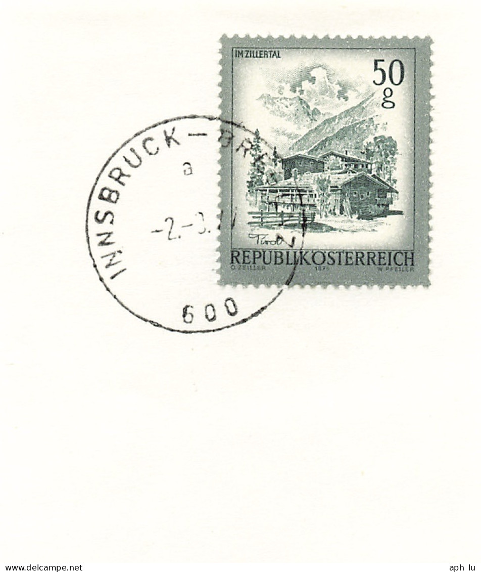 Bahnpost (R.P.O./T.P.O) Innsbruck-Bregenz [Ausschnitt] (BP4180) - Briefe U. Dokumente