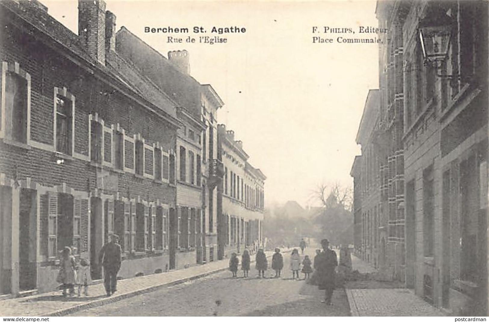 Belgique - BERCHEM SAINTE AGATHE (Brux. Cap.) Rue De L'église - St-Agatha-Berchem - Berchem-Ste-Agathe
