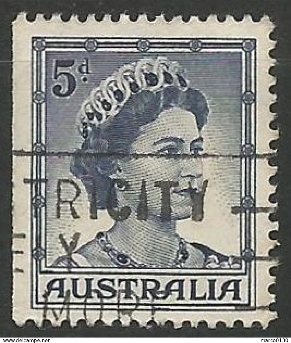 AUSTRALIE N° 253a Type B OBLITERE - Used Stamps