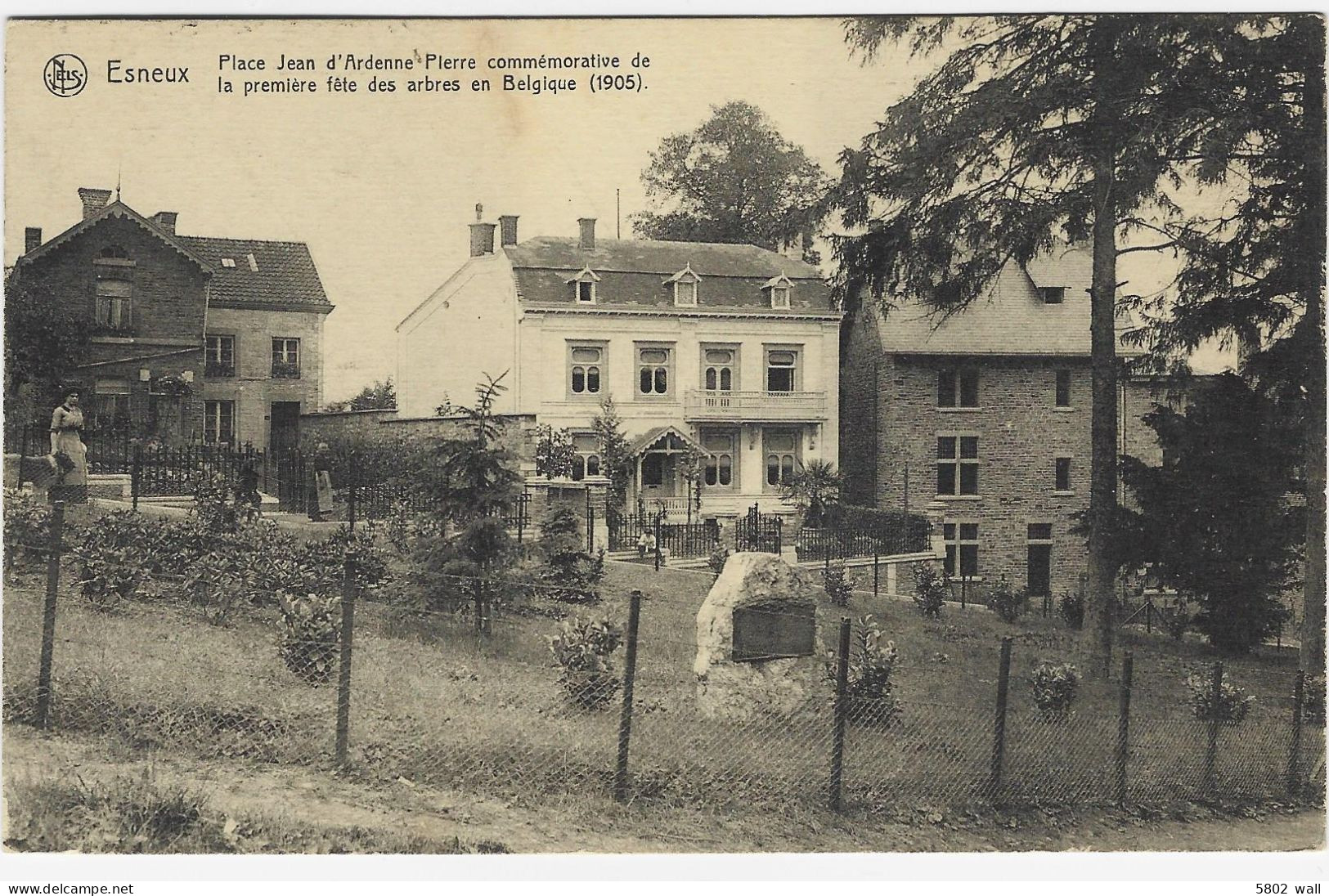 ESNEUX : Place Jean D'Ardenne - Pierre Commémorative De La 1ère Fête Des Arbres - Esneux