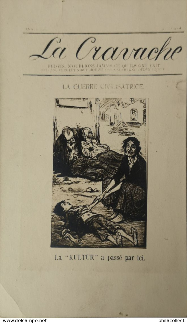 La Cravache - La Guerre Civilisatrice - La Kultur A Passé Par Ici 19?? - Andere & Zonder Classificatie