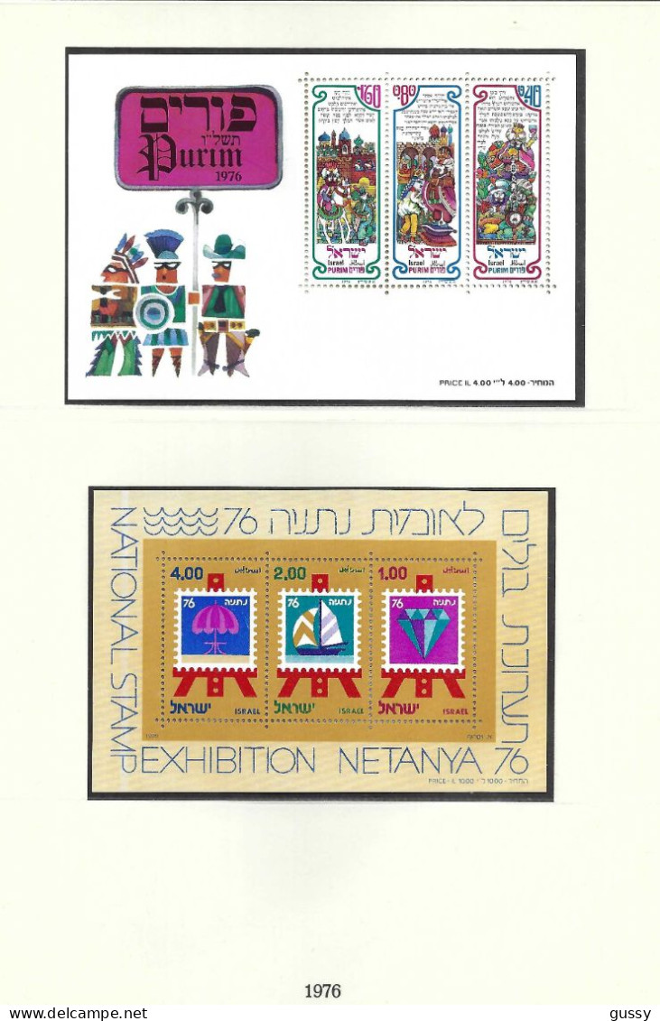 ISRAEL Ca.1976-77: Lot De Neufs** Avec Tabs - Unused Stamps (with Tabs)