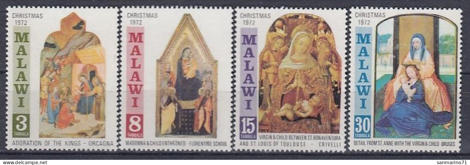 MALAWI 191-194,unused - Weihnachten