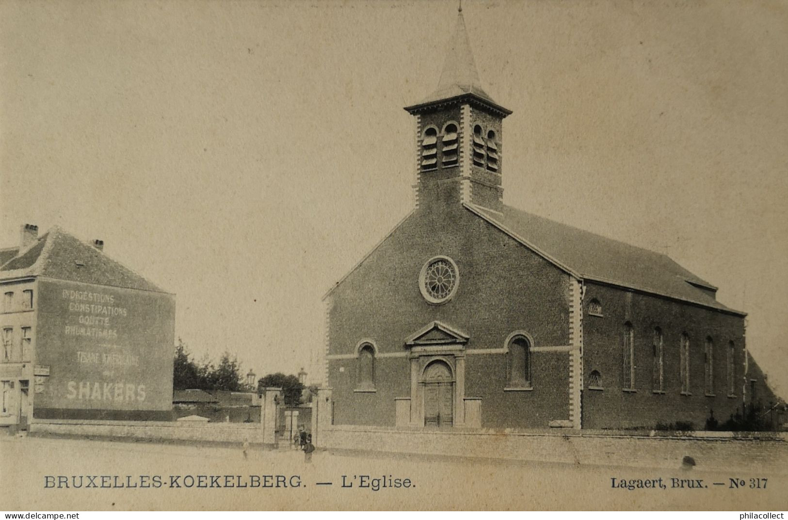 Bruxelles - Koekelberg // L' Eglise Ca 1900 Ed. Lagaert N. 317 - Koekelberg