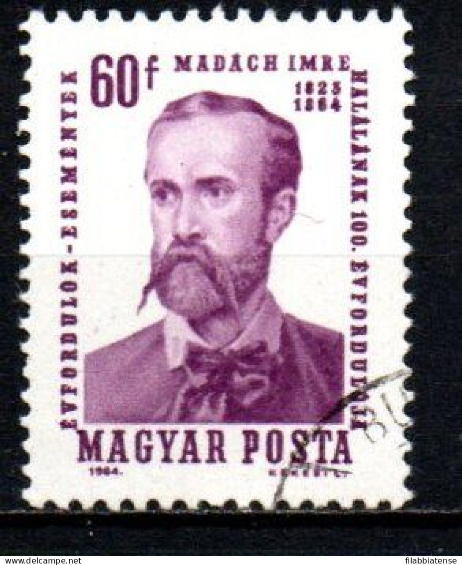 1964 - Ungheria 1640 Morte Di Imre Madach     ------ - Used Stamps