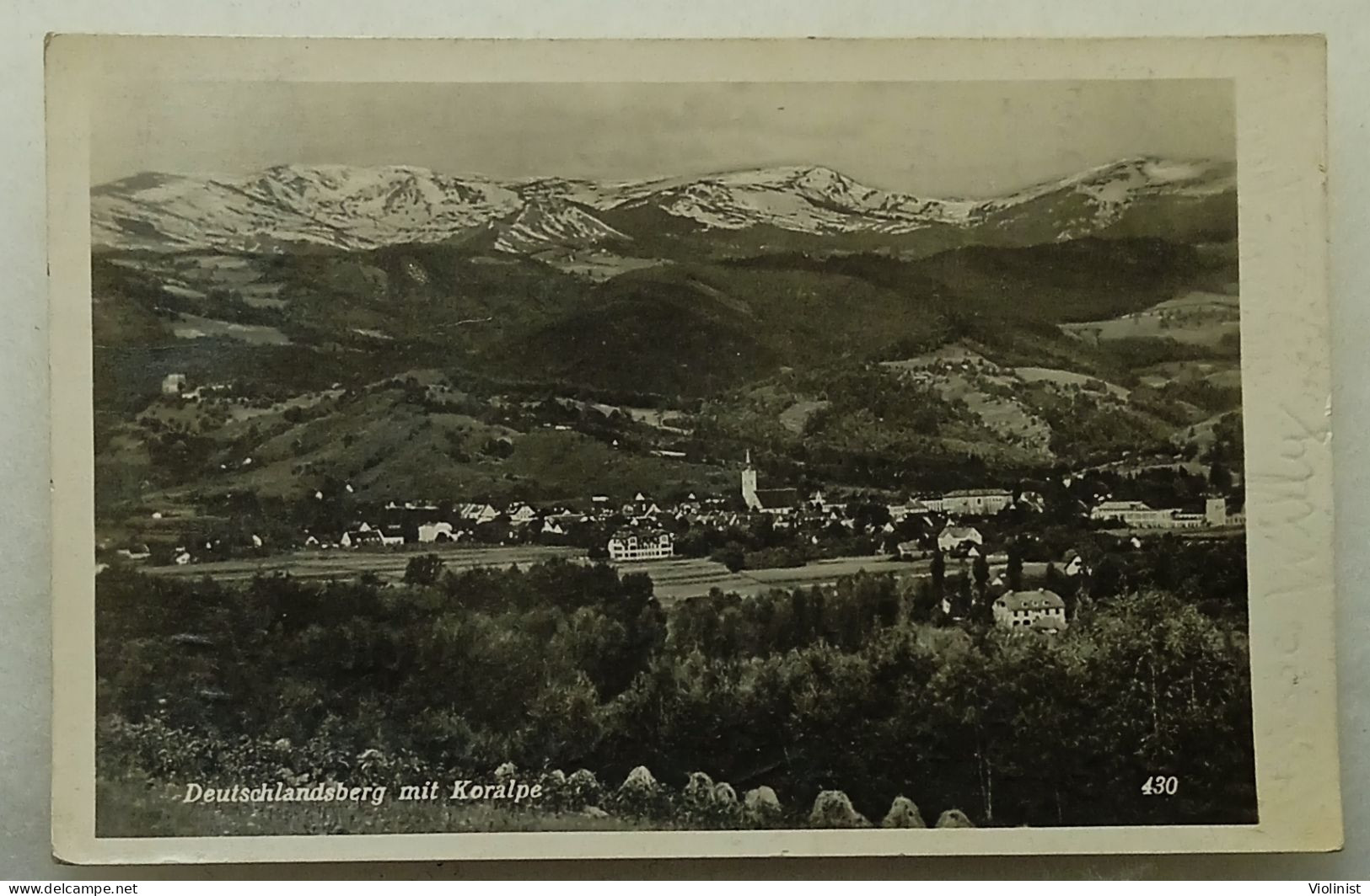 Austria-Deutschlandsberg Mit Koralpe-postcard Sent In 1942. - Deutschlandsberg