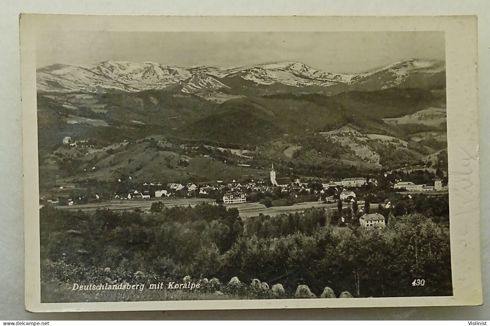 Austria-Deutschlandsberg Mit Koralpe-postcard Sent In 1942. - Deutschlandsberg