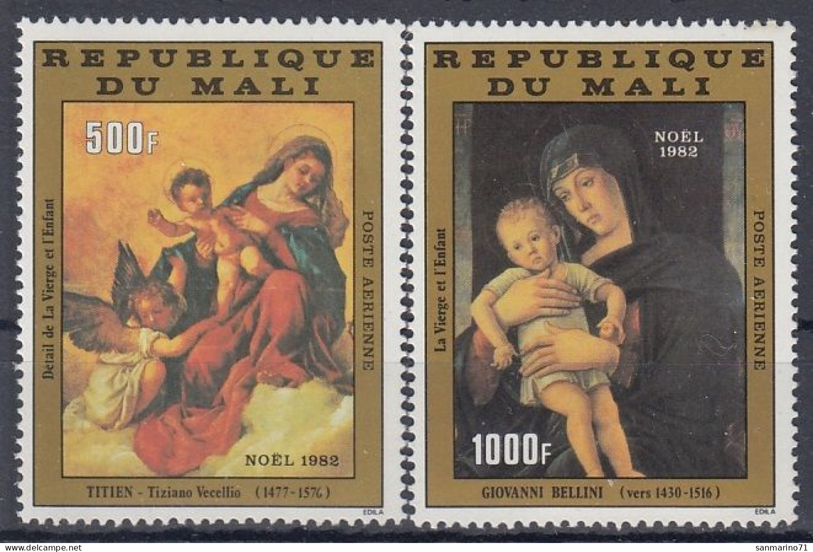 MALI 939-940,unused - Weihnachten