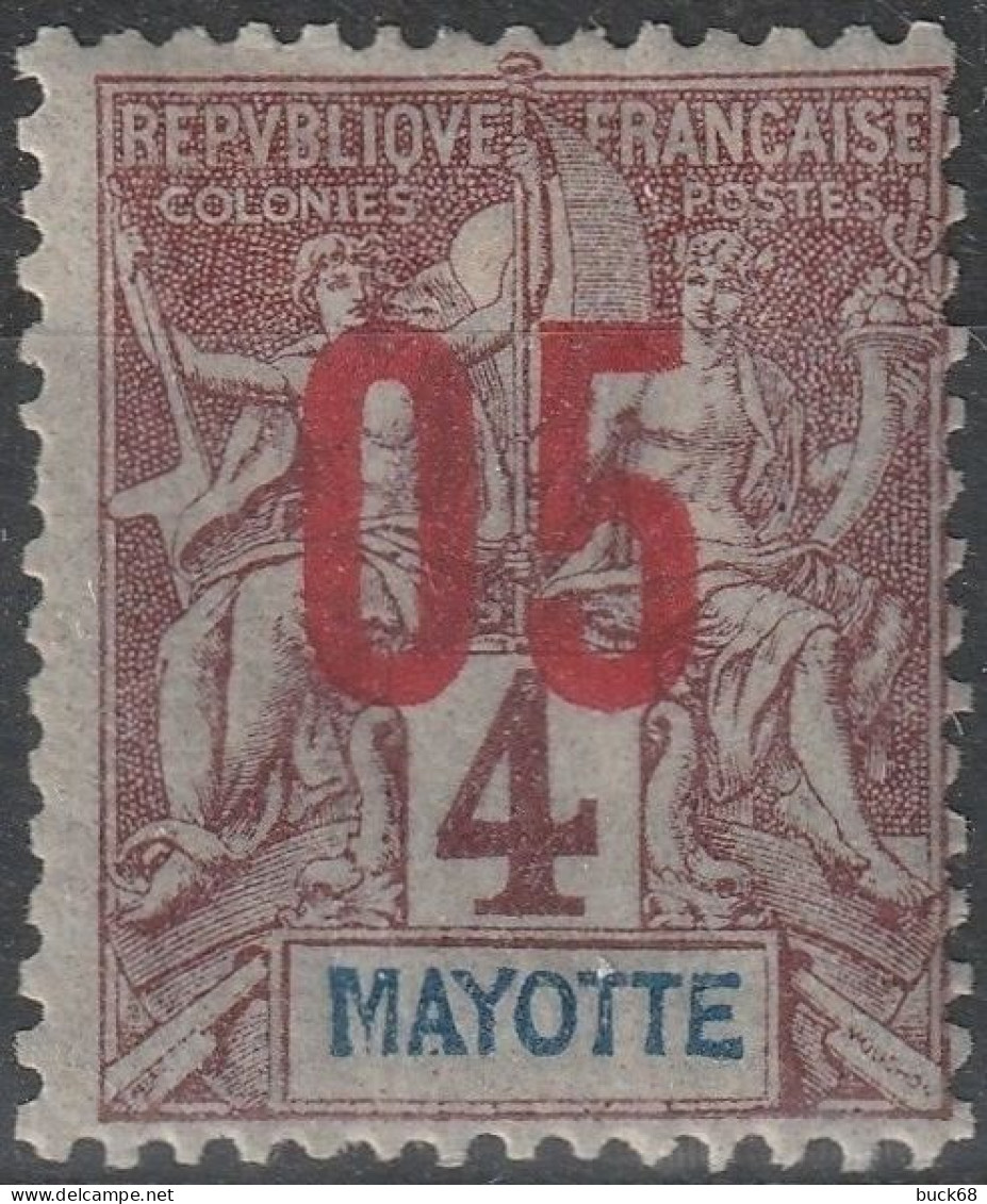 MAYOTTE 22 * MH Type Groupe Surchargé 1912 Colonie Française [ColCla] - Neufs