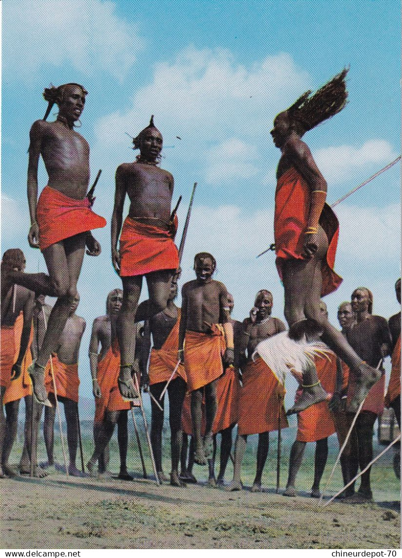 MASAI DANCERS - Kinshasa - Leopoldville (Leopoldstadt)