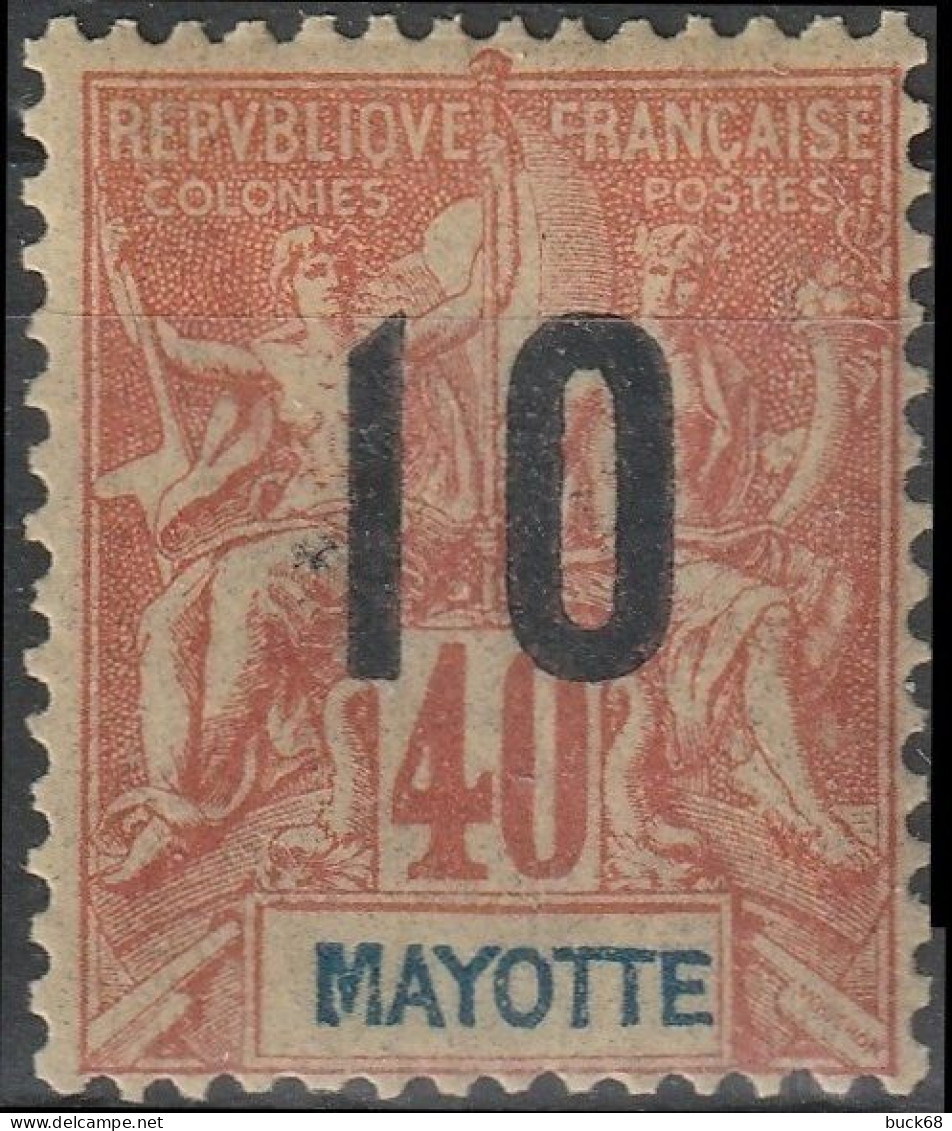 MAYOTTE 27 * MH Type Groupe Surchargé 1912 Colonie Française [ColCla] - Ungebraucht
