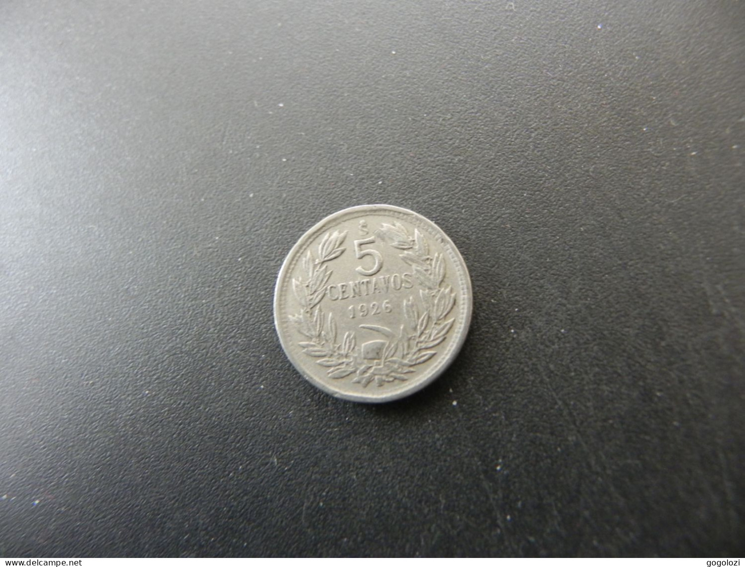 Chile 5 Centavos 1926 - Chili