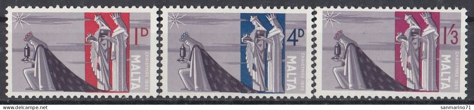 MALTA 330-332,unused - Weihnachten