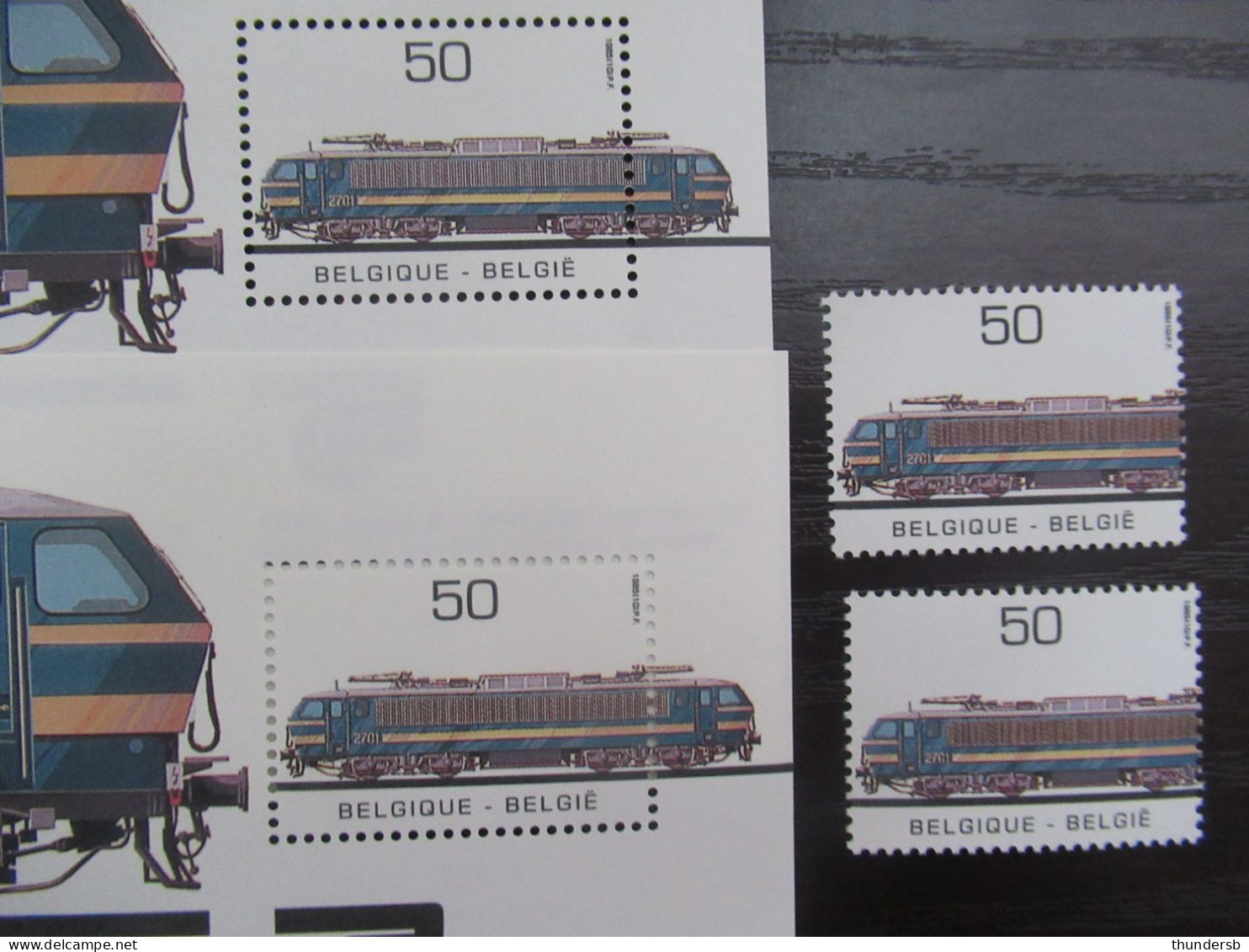 2170/73, 2174 En BL51 'Treinen' - Postfris ** - Unused Stamps