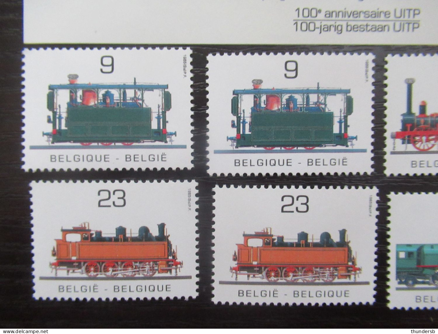 2170/73, 2174 En BL51 'Treinen' - Postfris ** - Unused Stamps