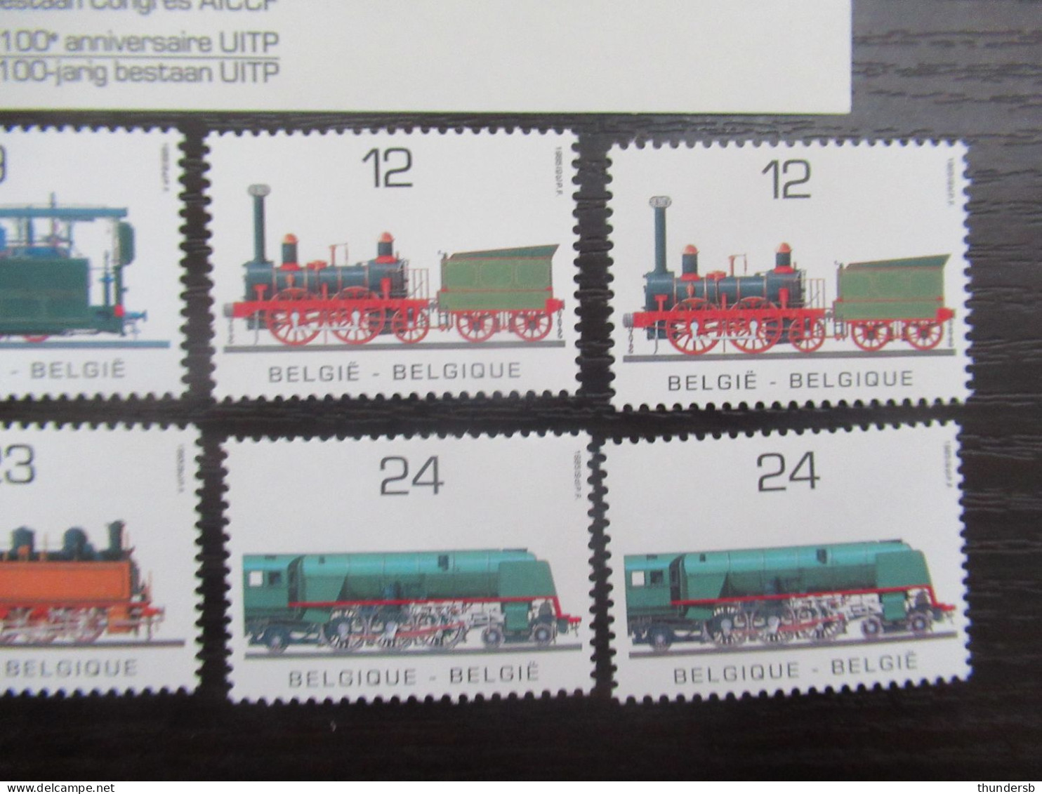 2170/73, 2174 En BL51 'Treinen' - Postfris ** - Unused Stamps