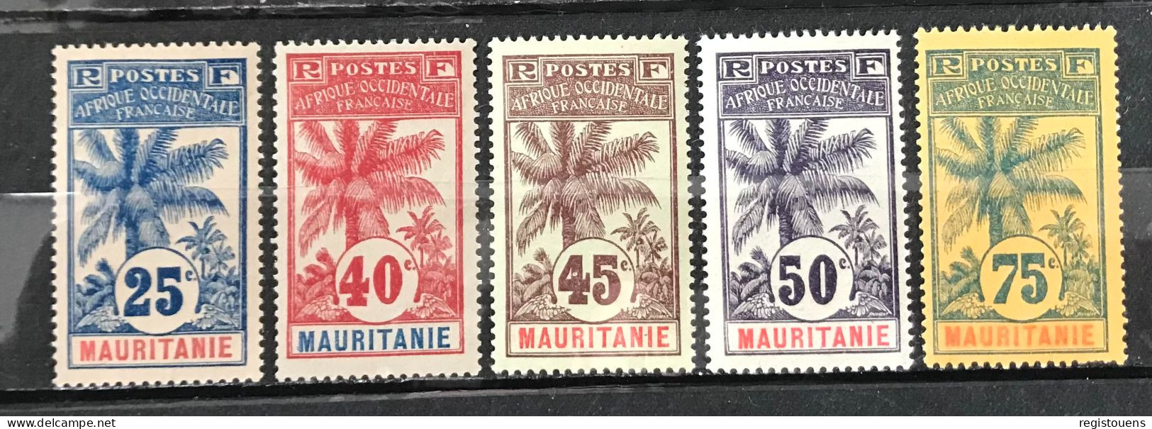 Lot De 5 Timbres Neufs* Mauritanie 1906 Y & T 7,10,11,12 Et 13 - Nuevos