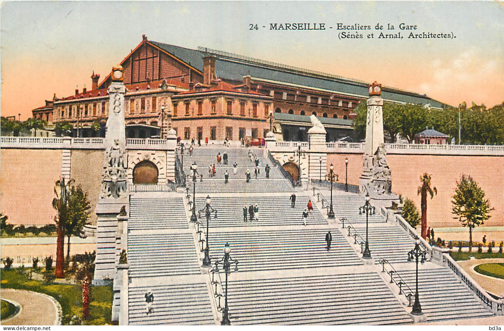 13 -  MARSEILLE -  ESCALIER DE LA GARE - Quartier De La Gare, Belle De Mai, Plombières