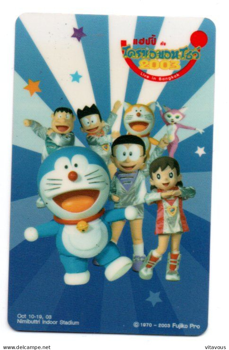 Chat Doraemon Katze Comics Cat BD  Carte Prépayée Thaïlande Card  (salon 560) - Thailand