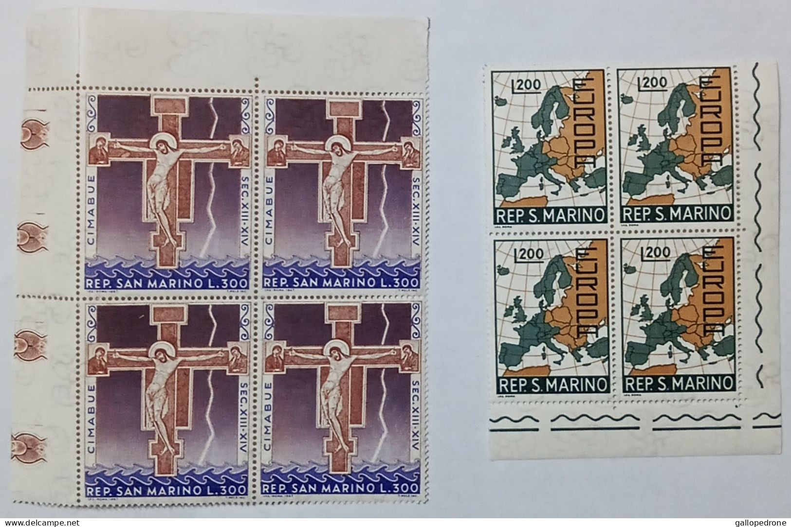 1967 San Marino, 3 Serie Complete In Quartina D'angolo NUOVI MNH** - Unused Stamps