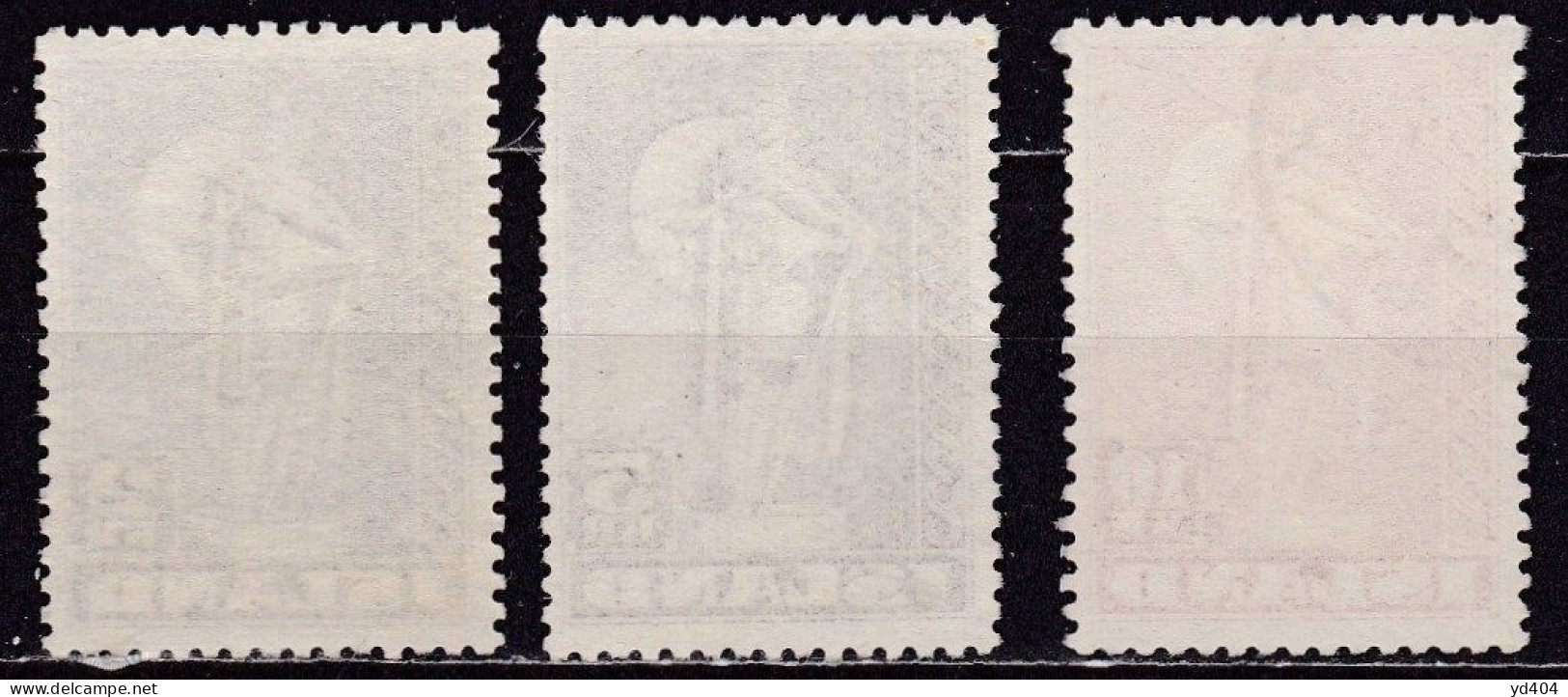 IS040 – ISLANDE – ICELAND – 1939-43 – STATUE OF KARLSEFNI – SC # 229a/31a USED 45 € - Used Stamps