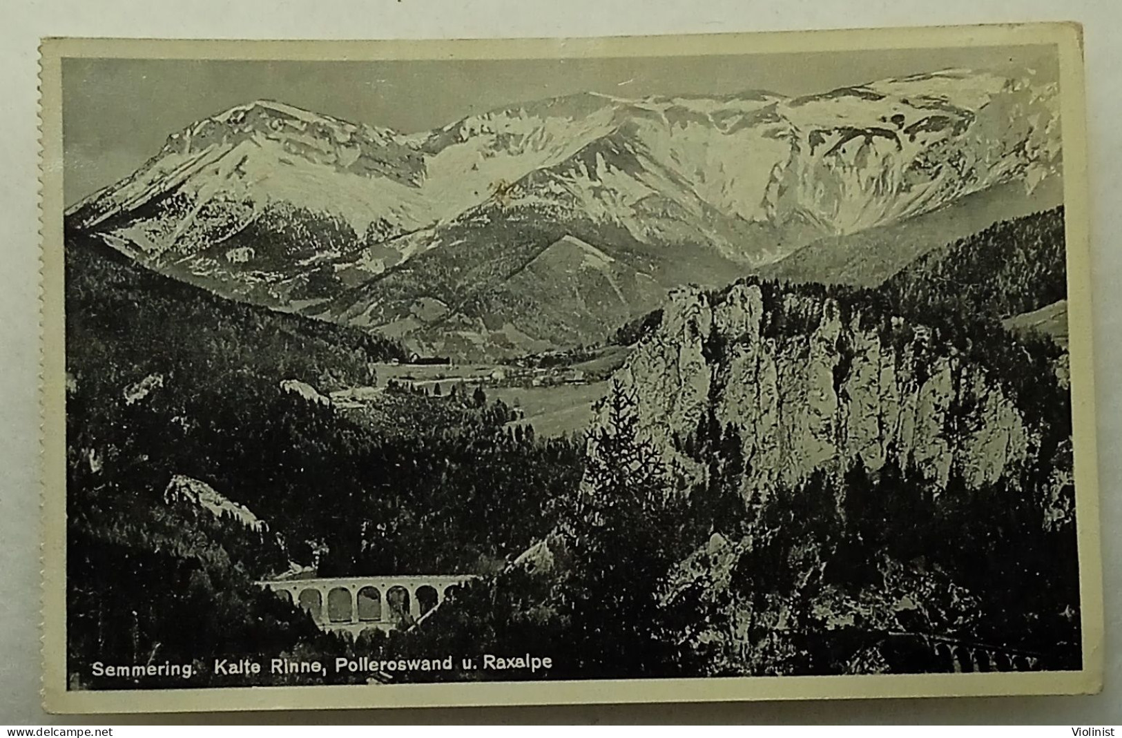 Austria-Semmering.Kalte Rinne,Polleroswand In .Raxalpe-Frank-Verlag-Graz 1931.-32. - Semmering