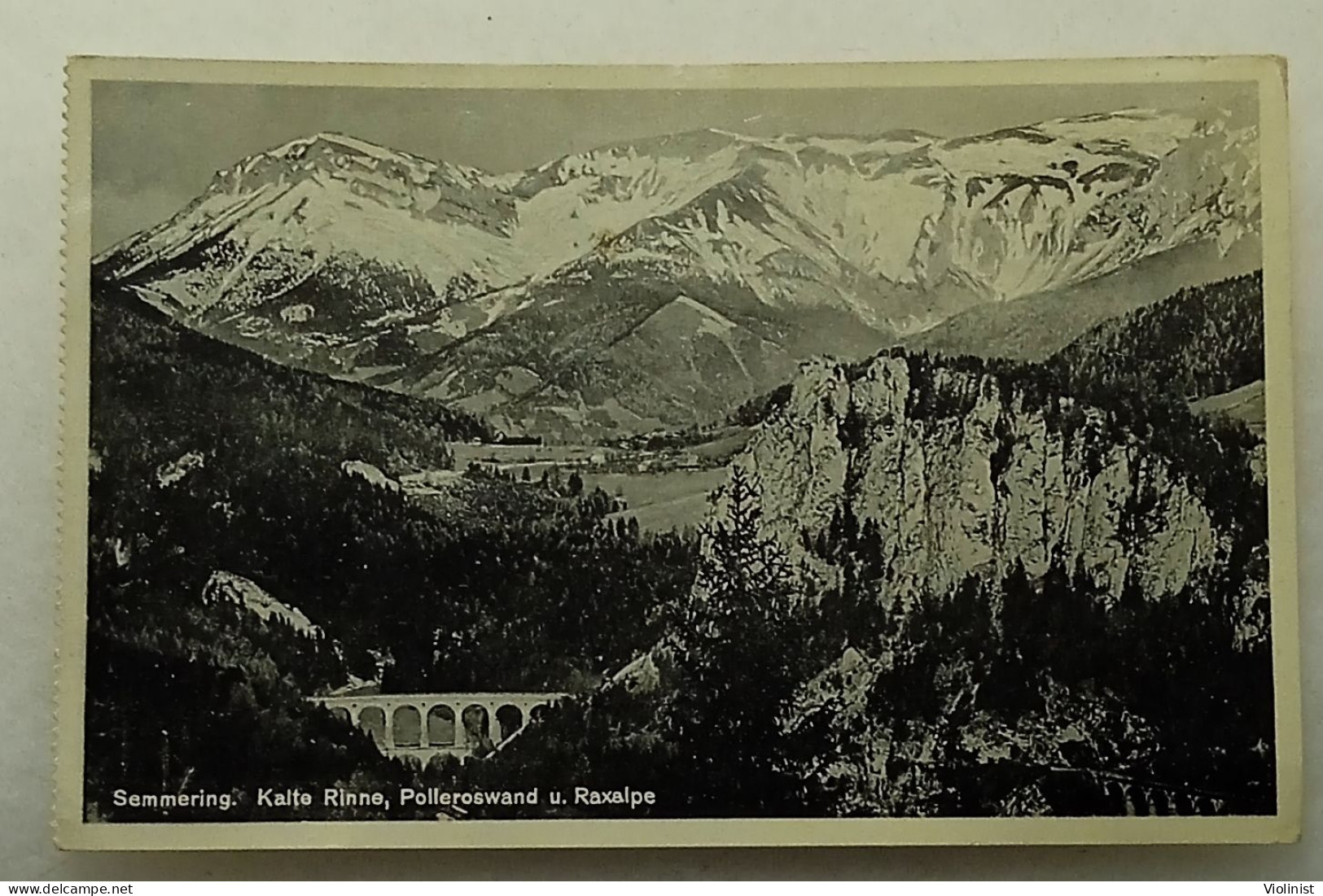 Austria-Semmering.Kalte Rinne,Polleroswand In .Raxalpe-Frank-Verlag-Graz 1931.-32. - Semmering