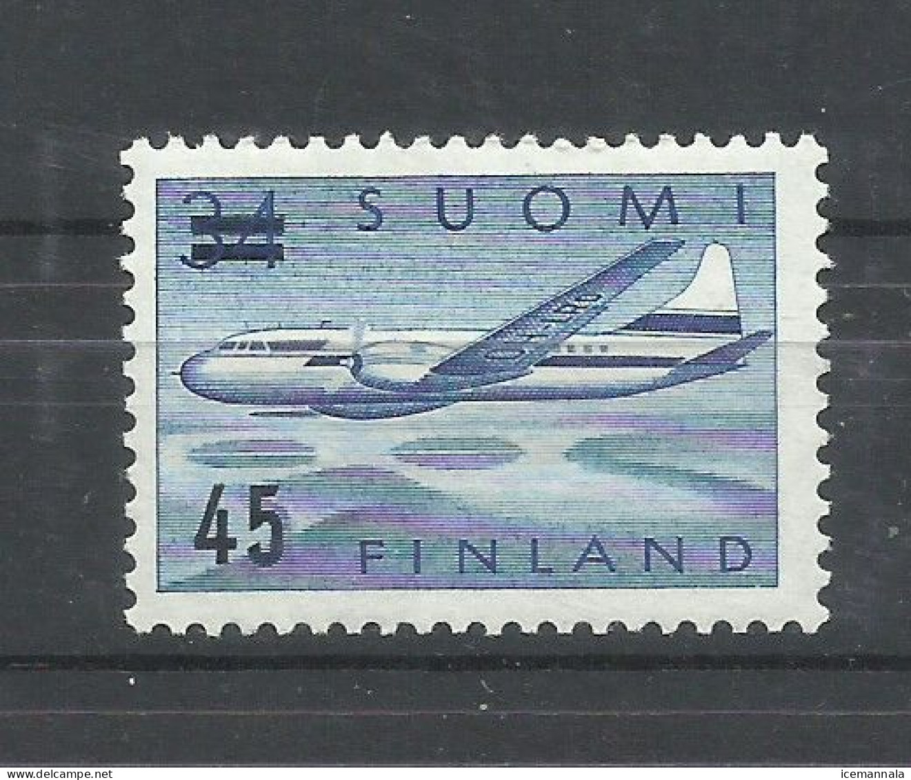 FINLANDIA   YVERT  AEREO 7   MH  * - Unused Stamps