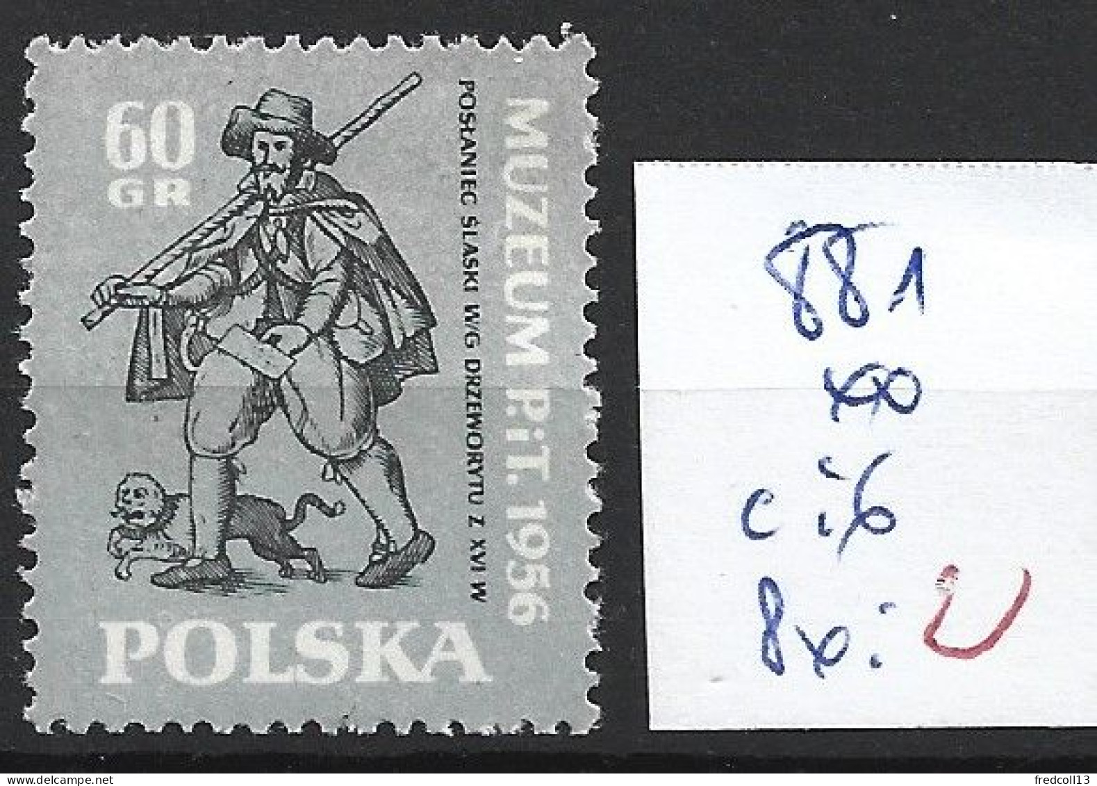 POLOGNE 881 ** Côte 6 € - Unused Stamps